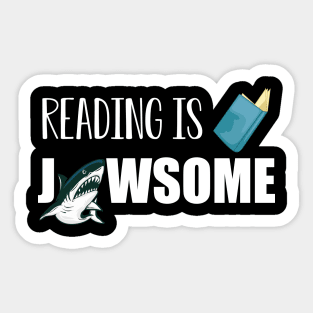 Book - Reading is Jawsome Sticker